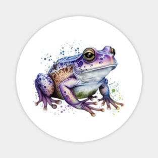 Purple Frog Magnet